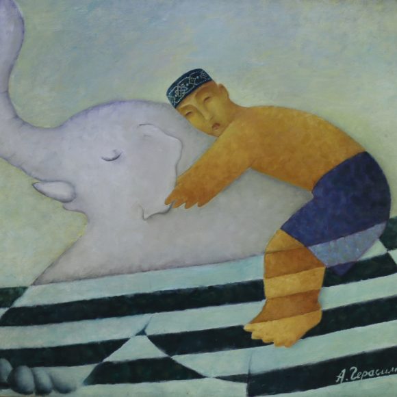 Герасимов Александр «Купание белого слона»
